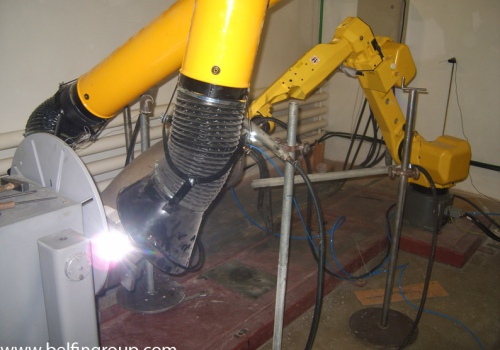 Plazminio užpurškimo robotas