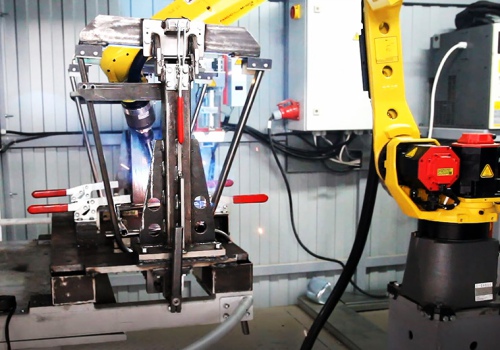 Kėdžių karkasų suvirinimo robotas