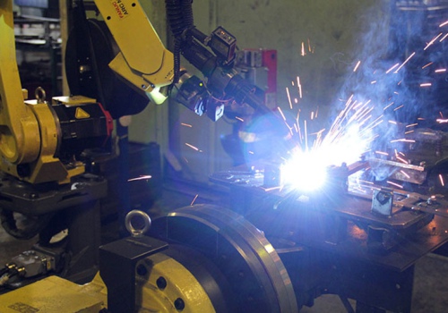 Gembių suvirinimo robotas