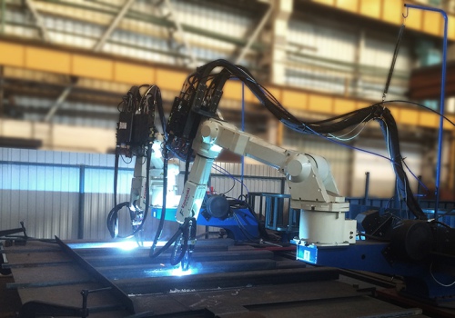 Robotizuotas Belazo bortų suvirinimas