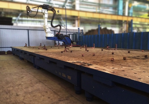 Robotizuotas Belazo bortų suvirinimas