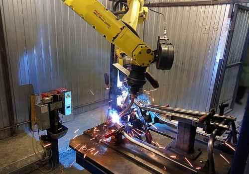 Rogių suvirinimo robotas