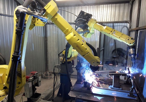 Rogių suvirinimo robotas