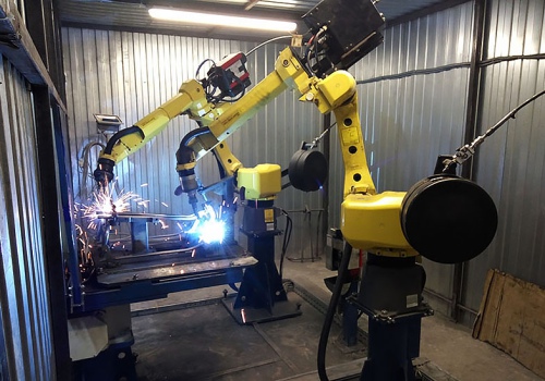 Rogių suvirinimo robotas