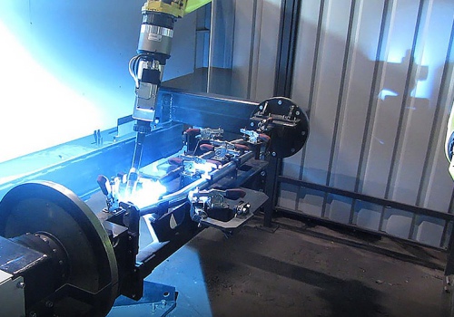 Stalo ir kėdžių kojelių suvirinimo robotas