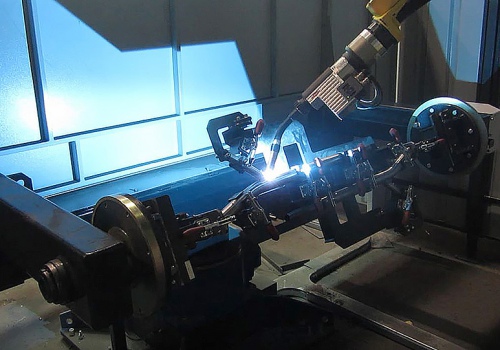 Stalo ir kėdžių kojelių suvirinimo robotas