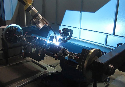 Stalo ir kėdžių kojelių suvirinimo robotas