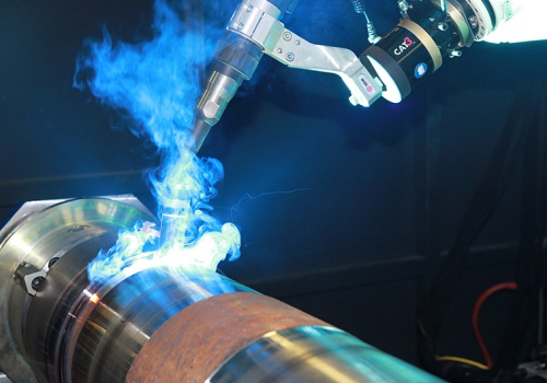 Hidraulinių cilindrų suvirinimas su kaitinimu