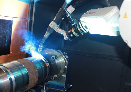 Hidraulinių cilindrų suvirinimas su kaitinimu