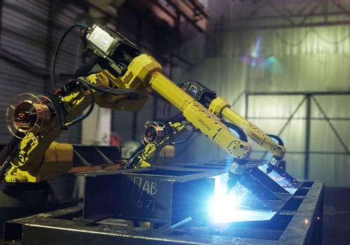 Atraminių sijų suvirinimo robotai