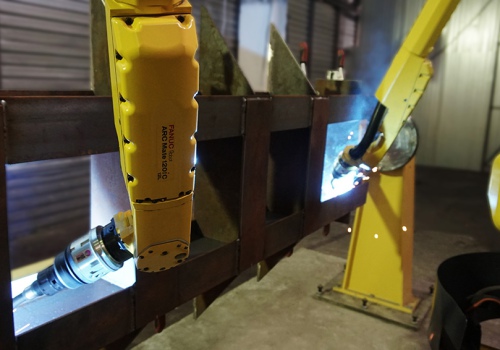 Atraminių sijų suvirinimo robotai