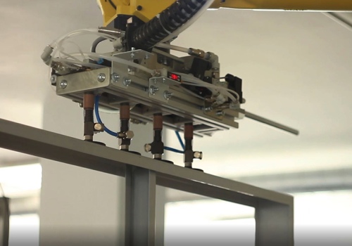 Klijų padengimo robotas