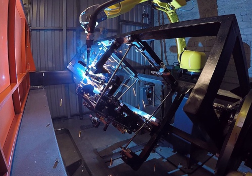 Biuro kėdžių suvirinimo robotas