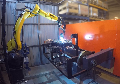 Biuro kėdžių suvirinimo robotas