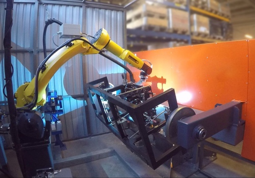 Biuro kėdžių suvirinimo robotas