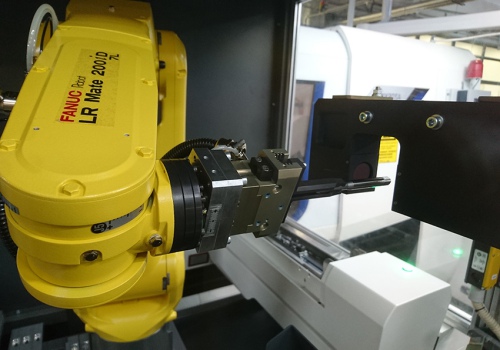 Pakrovimo ir adaptatyvaus iškrovimo robotas