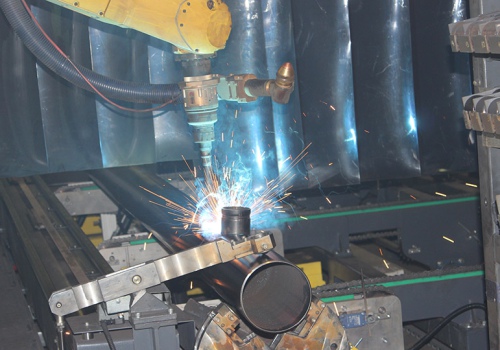 Priešgaisrinio vamzdyno suvirinimo robotai