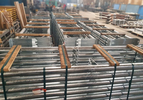 Ritinėlių atramų suvirinimo robotas