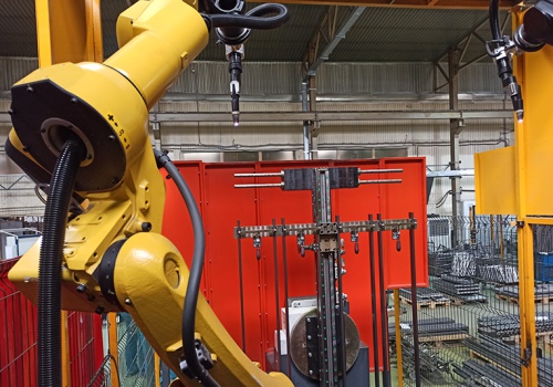 Kolonėlių plazminio suvirinimo robotai