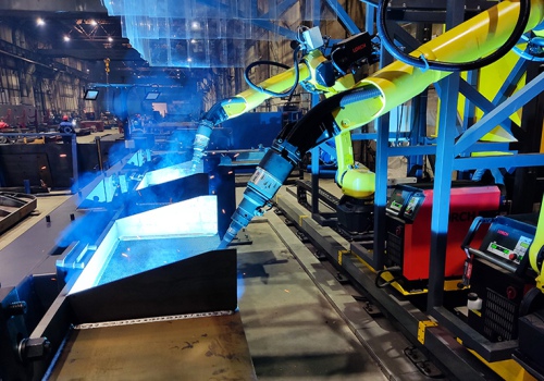 Špangauto suvirinimo robotai