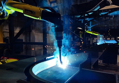 Špangauto suvirinimo robotai