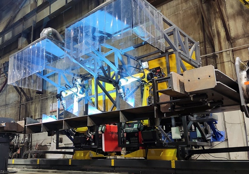 Špangauto suvirinimo robotai