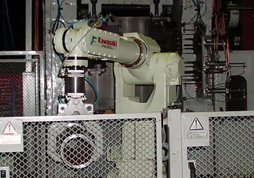 Gręžimo staklių pakrovimo robotas