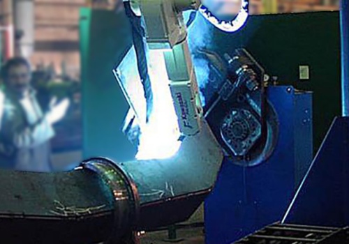 Greiderio lonžerono suvirinimo robotas