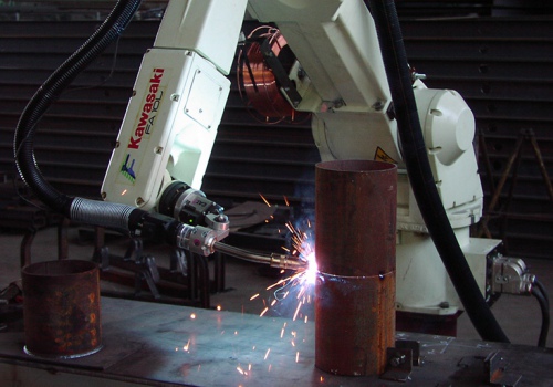 Universalaus suvirinimo ir pjovimo robotas