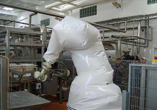 Sūrio presformų pakrovimo robotas