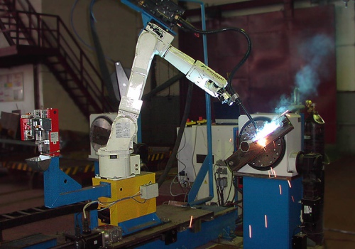 Sijų suvirinimo robotas