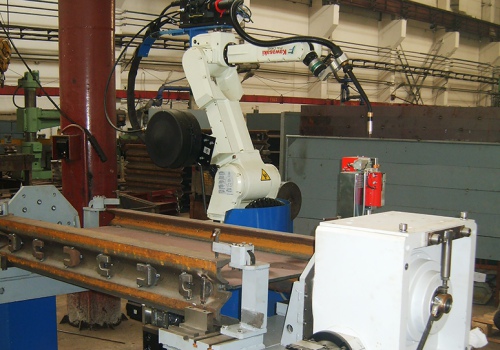 Konvejerių suvirinimo robotas