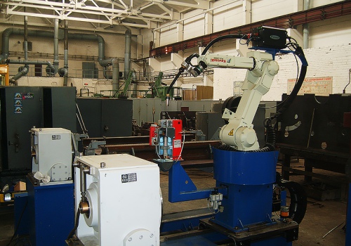 Konvejerių suvirinimo robotas