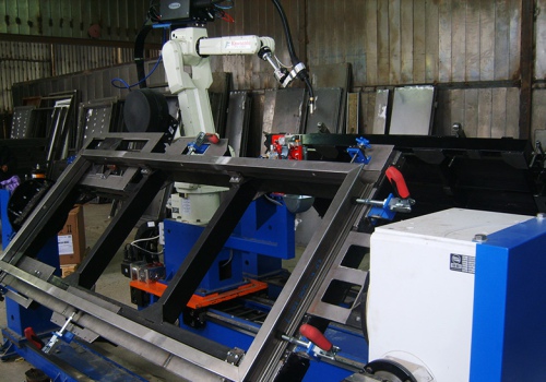 Durų suvirinimo robotas