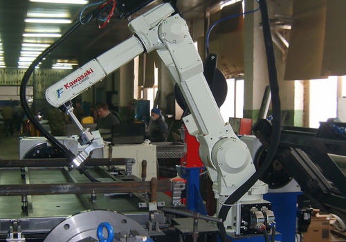 Durų suvirinimo robotas