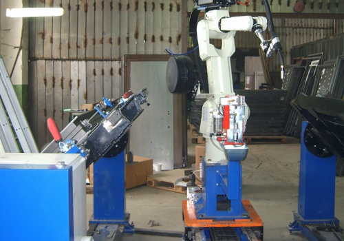 Durų suvirinimo robotas